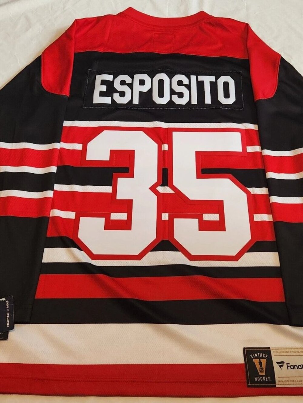 Tony Esposito Chicago Blackhawks Breakaway Vintage Replica Jersey Size Medium